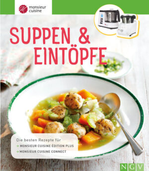 Löffelglück mit dem Monsieur Cuisine -Einfache Rezepte für Monsieur Cuisine édition plus und Monsieur Cuisine connect -Alle Rezepte für beide Maschinen geeignet -Köstliche Suppen & wärmende Eintöpfe schnell und einfach gemacht Löffeln Sie sich glücklich! Mit unseren vielfältigen Rezepten kommen alle Genießer auf ihre Kosten. Ihr Monsieur Cuisine ist dabei der ideale Helfer um schnell und mühelos die herrlichsten Suppen und Eintöpfe auf den Tisch zu zaubern. Und Sie haben mehr Zeit für andere Dinge. Ob mit Fleisch, Fisch oder Gemüse, wir haben die besten Rezepte für jede Jahreszeit in unserem Kochbuch vereint. Freuen Sie sich auf Tomaten-Linsen-Suppe, Bohnentopf mit Chorizo, Maronensuppe mit Kichererbsen, kräftigen Rindereintopf, Blumenkohl-Lauch-Suppe, Tikka Masala-Suppe und viele andere leckere Köstlichkeiten. Da ist für jeden Geschmack etwas dabei.