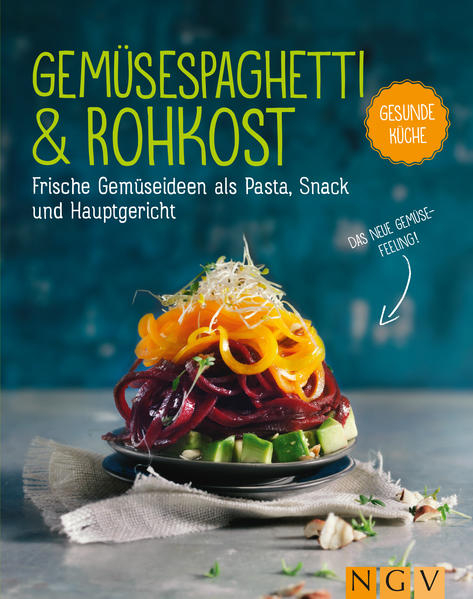 Das neue Gemüse-Feeling! • Frische Gemüseideen als Pasta, Snack und Hauptgericht • Tolle Rezeptideen für den Spiralschneider • Gesund kochen - das schmeckt einfach allen Gemüse und Obst – frisch und frech serviert! Wer gesunde,abwechslungsreiche und leichte Gerichte liebt, der wird von diesem Buch begeistert sein. Den Anfang machen herrlich bunte Gemüsespaghetti aus Möhre, Zucchini, Roter Bete & Co., gepaart mit leckeren Saucen und leichten Fleisch-, Fisch- und Veggie-Beilagen. Rein vegetarischen Genuss versprechen unsere raffinierten Rohkost-Rezepte im Anschluss, wie Sprossentürmchen, Temaki mit Brokkolireis, scharfe Spinatpizza und Quinoaburger auf Salat. So schlemmen Sie rohköstlich gesund!