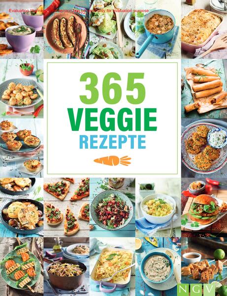 Komm mit ins Veggie-Wonderland ♦ 365 x Veggie-Genuss: von frisch und gesund bis deftig und herzhaft ♦ Das schmeckt allen: Lieblingsgerichte für Jeden-Tag-Veggies oder Flexitarier ♦ Für wirklich jede Gelegenheit: Vorspeisen, Snacks, Salate, Suppen, Sattmacher, Pasta, Pizza, Grillrezepte Lust auf veggie, aber keine leckeren Rezepte? Kein Problem! Dieses Buch strotzt nur so vor neuen Lieblingsgerichten für jeden Geschmack und jede Gelegenheit. Ob richtig frisch und gesund oder doch üppig und herzhaft, mit Gemüse, Getreide oder Hülsenfrüchten, Leckeres für mittags oder abends, Grillrezepte oder Kleinigkeiten für ein gemütliches Beisammensein - unsere 365 leckeren fleischlosen Rezepte sorgen in jeder Situation für ordentlich Abwechslung auf dem Speiseplan. Hier findet garantiert jeder sein neues vegetarisches Lieblingsgericht!