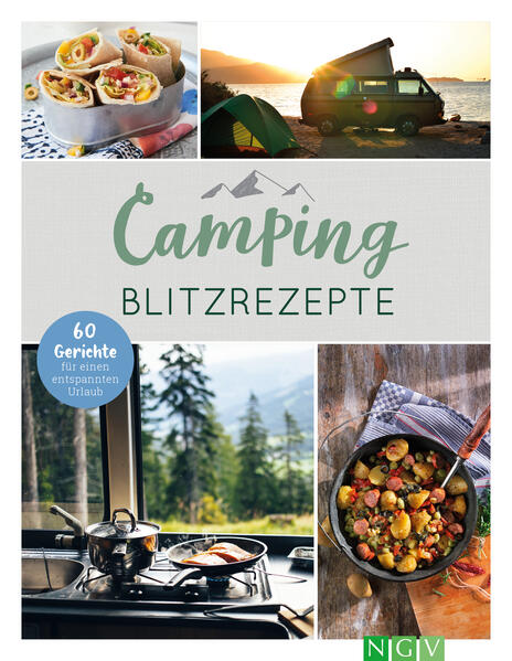 Campingküche ganz entspannt • 60 köstliche Blitzrezepte für Kochplatte, Gaskocher oder Grill – auch viele kalte Gerichte • Supereinfach: wenige Zutaten, einfache Arbeitsschritte, wenig Küchenequipment, ruckzuck fertig • Jede Menge nützliche Tipps: Grundausstattung an Vorräten, notwendige Küchenutensilien & Co. • Überall dabei: Auch super für die entspannte Urlaubsküche im Ferienhaus oder in der Ferienwohnung Camping ist totale Freiheit - auch kulinarisch! Denn anders als im Hotel kann man essen, was man will und wann man will. Wer sich unterwegs nicht nur von Konserven ernähren möchte, aber auch nicht lange den Kochlöffel schwingen will, braucht die richtigen Rezepte – hier sind sie! Denn auch mit nur wenigen Zutaten und eingeschränktem Equipment lassen sich im Handumdrehen leckere Gerichte zaubern: Ob Snacks oder richtige Sattmacher. Mit Fleisch, Fisch oder veggie. Aus Pfanne, Topf, vom Grill oder kalt: Alle 60 Gerichte sind ruckzuck zubereitet und schmecken Groß und Klein. Wir zeigen außerdem, was in den mobilen Vorratsschrank gehört und welches Basic-Küchenequipment hilfreich ist. Viele weitere praktische Tipps sorgen für entspanntes Kochen - schließlich ist ja Urlaub!