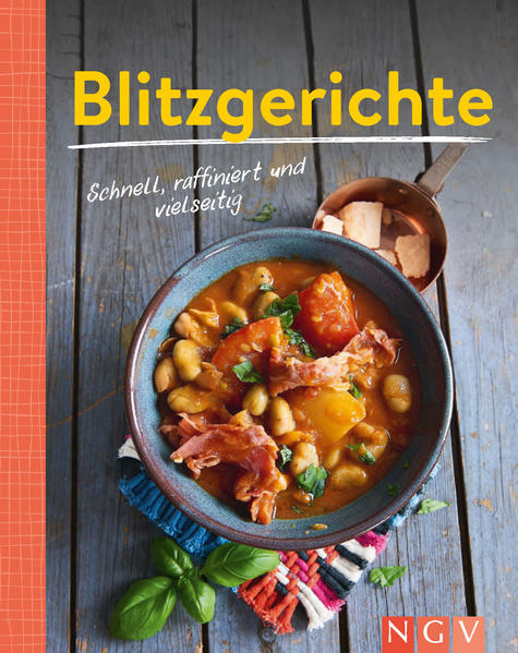 Einfach schnell was Gutes kochen -Schnell + lecker = kein Problem! Blitzrezepte für jeden Tag -Großer Genuss für kleines Geld: Top Preis-Leistungs-Verhältnis im praktischen Minikochbuch-Format -Gleich gibt’s Essen! Schnelle Gerichte unter 30 Minuten Keine Zeit fürs Kochen? Gibt‘s nicht! In diesem Buch finden Sie über 90 leckere Gerichte, die allesamt ruckzuck zubereitet oder super vorzubereiten sind. Ob köstliche Suppen und Eintöpfe, Sattmacher-Salate, kleine Snacks für zwischendurch, stressfreie Gerichte für den großen Hunger oder verführerische Desserts - hier gibt‘s für jeden Anlass und Geschmack das passende Rezept!