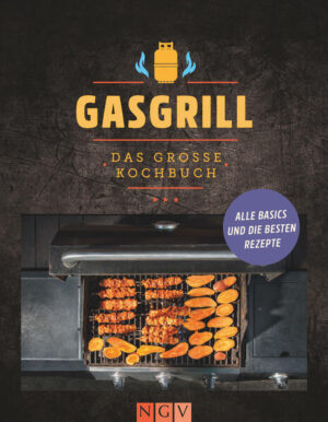 Gasgrill - Das große Kochbuch -Über 80 heiße Rezepte Grillspaß für jeden mit Fleisch, Burgern, Fisch & Vegetarischem -Grillen auf Knopfdruck Mit dem Gasgrill schnell und unkompliziert zum perfekten Grillgenuss -Alles im Blick Die wichtigsten Facts zum Grillen sind bei jedem Rezept in einem Info-Button erfasst -Alles was man wissen muss Geräte, Grilltechniken, Zubehör, Sicherheit und vieles mehr in einer kompakten Einleitung Einfach grillen ohne Stress Saftige Steaks, krosse Spareribs, knusprige Chicken Wings und köstliche vegetarische BBQ-Ideen - mit einem Gasgrill wird Ihr perfekter Grillabend zum Kinderspiel! Denn mit dem Gasgrill gelingen auch Rezepte, die am Holzkohlegrill eher etwas für Profis sind. Leichte Handhabung und optimale Hitzeregulierung machen’s möglich. Freuen Sie sich auf über 80 leckere Rezepte für Fleisch, Fisch, Burger und Vegetarisches sowie köstliche Beilagen und würzige Dips und Marinaden. Die ausführliche Einleitung zeigt Ihnen alles Wichtige rund um Grilltechniken und -geräte, Temperaturen und Garzeiten, Sicherheit und Zubehör. So wird Ihr nächster Grillabend zum unvergesslichen Erlebnis!