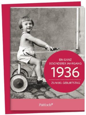 Entführen Sie zum 80. Geburtstag den Jubilar auf eine Zeitreise durch die Jahre der Kindheit und Jugend. Was ist damals in Deutschland und anderswo passiert? Mit spannendem Bildmaterial und kurzen Info- Texten. Mit Einschreibemöglichkeit für eine persönliche Botschaft. Mit gestaltetem Umschlag, auch zum Verschicken geeignet!