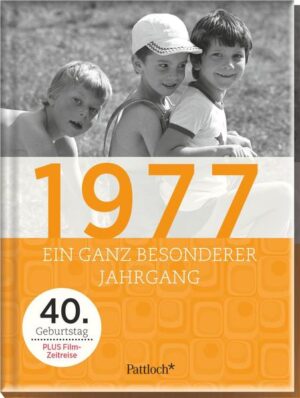 Das Geschenkbuch zum 40. Geburtstag! Was war 1977 in Deutschland und in der weiten Welt los? Welche Kindheitserinnerungen tauchen auf? Mit Sicherheit Serien- Hits wie "Biene Maja", "Wicki" und "Die Sendung mit der Maus" oder die Sammlung an Pixie- Büchern und "Yps"- Heften. Dieses Jahrgangsbuch ist für alle Geburtstagskinder aus dem Jahr 1977 ein Schatz an Erinnerungen mit tollem Bildmaterial aus Alltag und Weltgeschehen sowie Seiten für persönliche Eintragungen. Mit Film- Zeitreise- QR- Codes: Video- Clips lassen die Vergangenheit lebendig werden