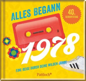 Geschenkidee zum 40. Geburtstag: „Weißt du noch“- Momente und bewegende Erinnerungen. - Ein emotionaler Streifzug durch die Kindheit und Jugend des Geburtstagskinds mit interessanten Ära- Highlights aus Medien, Gesellschaft, Kultur und Lifestyle. - Coole Gestaltung im Retro- Look. - Authentische Fotos zum „Sich- Wieder- Finden“. - Textfeld für eine persönliche Widmung auf der ersten Seite. - Langlebiger, stabiler Einband aus laminierter Pappe. - 48 Seiten voll wunderbarer Nostalgie. - Klein und kompakt. - Maße: 11,3 x 10,7 cm. Gleichzeitig mit Garfield erblickten wir das Licht der Welt: Die 78er sind von Anfang an eine ganz besondere Generation. An Regentagen konnten wir uns an den Kassetten mit Abenteuern von Bibi Blocksberg und Benjamin Blümchen erfreuen, dazu bauten wir riesige Türme aus Legosteinen oder spielten mit Barbie und Ken. Später ließen wir uns das Tiramisu schmecken und tanzten zu Michael Jackson, den Backstreet Boys und Oasis die überschüssigen Kalorien wieder weg. Eine wundervolle Zeitreise im Snack- Format Das Geburtstagskind darf sich bei der Lektüre dieses Geschenkbuches daran erinnern, dass - der Traum aller Mädchen Barbie und Ken waren, - stundenlang Türme mit Lego & Duplo gebaut wurden bis sie von den Geschwistern wieder umgeschmissen wurden, - Biene Maja, Sesamstraße, Löwenzahn oder der Pumuckl die TV- Helden zu dieser Zeit waren, - bei den Lieblingsgeschichten vielleicht Hanni und Nanni, Wir Kinder aus Bullerbü oder der Räuber Hotzenplotz mit dabei waren, - der Zauberwürfel eine ganz schön knifflige Angelegenheit war, - oft stundenlang auf dem Gameboy für den neuen Highscore gezockt wurde, oder - in den Discos zu „Rhythm Is a Dancer“ von Snap getanzt wurde. Ordentlich Erinnerungs- Stoff zum 40. also! Übrigens, diesen runden Geburtstag dürfen 2018 auch Promis wie Miroslav Klose, Daniel Brühl, Charlotte Roche, Nelly Furtado und Garfield feiern. Jubiläum, Geburtstag, Jahrestag, Mitbringsel, Gastgeschenk Eine wunderbare Geschenkidee, die verbindet, Gespräche anstößt und dem Beschenkten eine tolle Gelegenheit bietet, seine Erinnerungen mit Familie und Freunden zu teilen. Nostalgische Momente und viel Spaß garantiert!