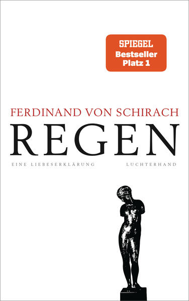 Eine ebenso mutige wie sehr persönliche Erzählung, ein literarisches Spiel an der Grenze zwischen Bühnenfigur und Autor. Ferdinand von Schirachs neues Buch »Regen« ist eine Erzählung in Form eines Theatermonologs, den Ferdinand von Schirach ab Herbst 2023 im Rahmen einer großen Premierentournee auf zahlreichen deutschen Bühnen selbst sprechen und aufführen wird: Ein Mann kommt durchnässt aus dem Regen in eine Bar - auf die Bühne - und denkt über Verbrechen und Strafen nach, über das Großartige und das Schreckliche unserer Zeit, über die Würde des Menschen, die Einsamkeit, die Liebe, den Verlust und das Scheitern.