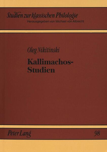 In dieser Arbeit werden anhand von Einzelinterpretationen einige Aspekte des kallimacheischen Umgangs mit dem Mythos untersucht. Die Auswahl des Materials ist vor allem dadurch bedingt, daß besondere Aufmerksamkeit auf die bisher weniger beachteten oder schwierigen Stellen gerichtet wird (vor allem aus den Aitien und Jamben). Etliche Texte anderer hellenistischer Dichter, wie z.B. Apollonios Rhodios, Theokrit, Arat und die Dichter der Anthologia Palatina werden analysiert. Einige Themen der Arbeit: Kallimachos und die Religion, hesiodeischer Weltaltermythos in der hellenistischen Dichtung, Kallimachos und die Medizin, Untersuchungen zum hellenistischen Sprachgebrauch.