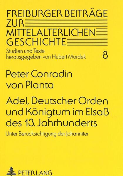 Die Arbeit beschäftigt sich mit bisher wenig bekannten Themen. Im Vordergrund stehen die Vogteifrage beim Deutschen Orden sowie die Beziehungen dieses Ordens und der Johanniter zum elsässischen Adel im 13. und frühen 14. Jahrhundert. Die Untersuchung ist verfassungs- und sozialgeschichtlich orientiert. Sie kann zur oft umstrittenen Vogteiproblematik nicht nur des Deutschen Ordens neue Ergebnisse vorlegen. Bei der Untersuchung der Kontakte von Deutschem Orden und Johannitern zum Adel, der Hauptrekrutierungsbasis beider Ritterorden, werden adelige Schenkungsmotive und die Frage von Ordenseintritt und Mitgift ausführlich untersucht. Den Abschluß bildet eine Prosopographie aller elsässischen Konvente beider Ritterorden. Daran schließt sich die sozialgeschichtliche Auswertung an, welche erstmals die beiden Ritterorden parallel betrachtet.