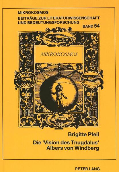 Um 1190 entstand im bayerischen Prämonstratenserkloster Windberg eine volkssprachliche Versfassung der 'Visio Tnugdali'. Dieser frühmittelhochdeutsche Text, der die Wanderung der Seele des Ritters Tnugdalus durch das Jenseits schildert, wird hier umfassend monographisch untersucht. Im Mittelpunkt der Arbeit stehen ausführliche Textvergleiche zwischen lateinischer und frühmittelhochdeutscher 'Visio', wobei sich die Analyse auf die differierende Bewertung von Strafe, Buße und Reue sowie auf die Darstellung von Raum-Zeit-Strukturen und die Sukzession der Erlebnisstationen konzentriert. Außerdem wird das Entstehungsumfeld von Albers 'Visio' untersucht und der Windberger Handschriftenbestand des 12. Jahrhunderts rekonstruiert. Dabei wird deutlich, daß die eigenständige geistige Prägung des frühmittelhochdeutschen Textes nahezu exemplarisch das für die «neue» Theologie des 12. Jahrhunderts offene geistige Klima im Umkreis des Windberger Skriptoriums widerspiegelt. Darüber hinaus wird jener Text der lateinischen 'Visio' aus Clm 22254 (sowie die Lesarten der übrigen frühen Textzeugen) erstmals ediert, der Alber als unmittelbare Übersetzungsvorlage gedient haben dürfte.