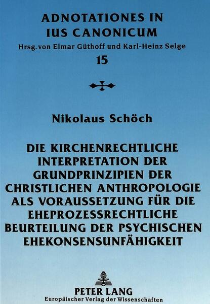 Aufgrund der Fortschritte der Humanwissenschaften und der veränderten Lebensumstände in der postmodernen Gesellschaft entwickelten sich die Ehevertragsunfähigkeit und das Erfüllungsunvermögen zu den häufigsten Nichtigkeitsgründen. Allerdings wurde nicht selten die Manipulierbarkeit der Methoden, des Vokabulars und der Deutungsmöglichkeiten unterschätzt. Diese können bei gleichartigen Fällen je nach Sichtweise zu einer unterschiedlichen Formulierung der Entscheidungsgrundlage führen. Anhand der Gerichtspsychiatrie, der Rechtsprechung der Römischen Rota und des päpstlichen Lehramts wird die Akzeptanz der gemeinsamen Anthropologie sowie der christlichen Sicht der Ehe und das einheitliche Verständnis der Begriffe «Normalität-Abnormität», «reif-unreif», «frei-unfrei» als Voraussetzung für das Gelingen des Dialogs zwischen dem Sachverständigen und dem Gericht betont.