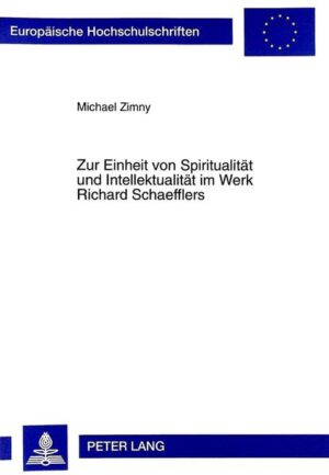 Die Frage nach der Verhältnisbestimmung von Spiritualität und Intellektualität berührt eine sehr alte theologische Fragestellung, nämlich die Bestimmung des Verhältnisses von Glauben und Denken beziehungsweise von Glauben und Vernunft. Das jeweilige Zueinander von Spiritualität und Intellektualität kann nur dann als gelungen beurteilt werden, wenn es so geschieht, daß die Einheit beider gewahrt wird. Das Werk des katholischen Philosophen Richard Schaeffler kann als ein konsequenter Versuch interpretiert werden, die Einheit von Spiritualität und Intellektualität zu wahren. Die Arbeit geht diesem Versuch Richard Schaefflers nach und gibt so eine erste Einführung in das Werk des Philosophen.