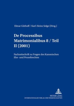 De processibus matrimonialibus/DPM ist eine Fachzeitschrift zu Fragen des kanonischen Ehe- und Prozeßrechtes. DPM erscheint jährlich im Anschluß an das offene Seminar für die Mitarbeiter des Konsistoriums des Erzbistums Berlin de processibus matrimonialibus.