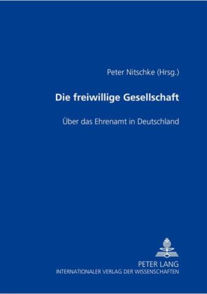 Das Ehrenamt hat derzeit Konjunktur in Deutschland. Von der Politik wird stets betont, wie wichtig das Ehrenamt für den Zusammenhalt der Gesellschaft sei. Die Beiträge in diesem Band geben Einblicke in zentrale Funktionsfelder ehrenamtlicher Tätigkeiten. Sie reichen von der Jugendarbeit über das Engagement in bürgerlichen Stiftungen bis hin zum «Einsatz» im internationalen Kontext von Nichtregierungsorganisationen. Das Ehrenamt ist somit Ausdruck zivilgesellschaftlicher Selbstorganisation.