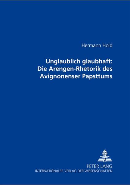 Mittels Rhetorik erscheinen Autoritätskrisen überwindbar-so lautet eine weitverbreitete Hypothese. Berücksichtigt man aber, dass eine Krise der Autorität ihren Grund durchaus in Kritikwürdigkeit (Macht-Missbrauch, fehlende Sachkompetenz) von Autoritätsträgern und im Wunsch breiterer Kreise nach Mitgestaltung haben kann, so wird man bereit sein, an Rhetorik Maßstäbe im Sinne einer Ars bene dicendi anzulegen. Um eine solche in ihrer sozial-politischen Bewährung studieren zu können, ist ein Rückgriff auf, in ihrer Gesamtheit überblickbare, frühere rhetorische Krisenbewältigungsversuche sinnvoll. Dazu werden in dieser Studie die Arengen von Schreiben der Avignonenser Päpste in ihrer rhetorischen Struktur und Potenz untersucht.