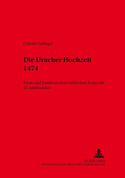 Im Jahr 1474 heiratete Graf Eberhard V. «im Bart» von Württemberg die italienische Fürstentochter Barbara Gonzaga im Beisein einiger tausend Gäste. In dieser Arbeit werden die umfangreichen Vorbereitungen zur Hochzeit und die zeremonielle Durchführung des viertägigen Festes (mit Gottesdiensten, Beilager, Festessen, Tanz und Turnieren) kulturhistorisch untersucht. Darüber hinaus wird gezeigt, wie ein Hoffest und seine ostentative Prachtentfaltung für die Repräsentation der Dynastie nach außen sowie für die herrschaftliche Durchdringung der Grafschaft und die Bindung der weiteren Klientel funktionalisiert werden konnte. Damit wird eine Brücke von der Kultur- zur Verfassungsgeschichte Württembergs im 15. Jahrhundert geschlagen. Quellengrundlage der Untersuchung bildet eine Beschreibung und Ordnung der Hochzeit, Gästelisten etc. Die Quellen werden in einer Edition zugänglich gemacht.