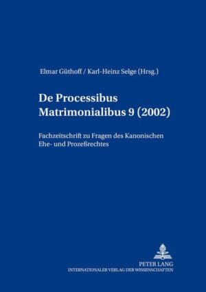 De processibus matrimonialibus/DPM ist eine Fachzeitschrift zu Fragen des kanonischen Ehe- und Prozeßrechtes. DPM erscheint jährlich im Anschluß an das offene Seminar für die Mitarbeiter des Konsistoriums des Erzbistums Berlin de processibus matrimonialibus.