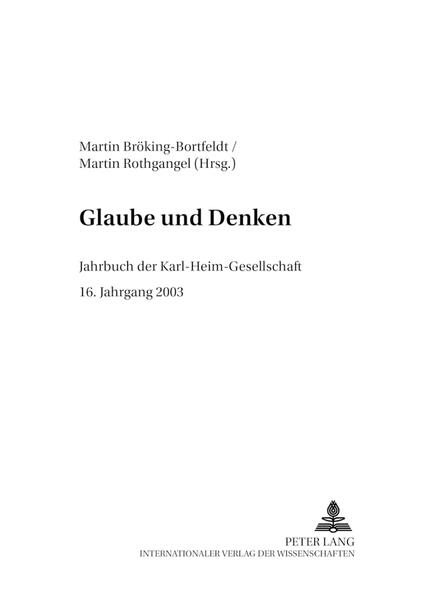 Karl Heim (1874-1958) prägte als Theologe an den Universitäten Halle, Münster und seit 1920 Tübingen sowie von 1920 bis 1948 als Frühprediger an der Tübinger Stiftskirche Generationen von Pfarrern. Unter seinen Zuhörern und Lesern befanden sich auch viele Nichttheologen, da sich der christliche Glaube für ihn immer Gegenwartsfragen stellen musste, unter denen die Anfragen der Naturwissenschaften einen großen Raum einnahmen. Das Jahrbuch der Karl-Heim-Gesellschaft will dieses Erbe Heims bewahren und weiterführen, indem es eine biblisch-christliche Orientierung in einer von Wissenschaft und Technik geprägten Welt anzubieten versucht. Namhafte Naturwissenschaftler und Theologen aus dem In- und Ausland greifen darin in der ihnen jeweils eigenen Weise auf verständliche Art dieses Anliegen Karl Heims auf und führen es weiter. Im 16. Jahrgang des Jahrbuches der deutschen Karl-Heim-Gesellschaft sind Beiträge vor allem aus zwei theologischen Themenbereichen vereinigt: zum einen ethisch-theologische und naturwissenschaftliche Aspekte der Gentechnik, zum anderen aktuelle Diskussionspunkte im naturwissenschaftlich-theologischen Dialog, nicht zuletzt zu medizinethischen Fragen, zu bioethischen Konkretionen im Religionsunterricht und zu christlich begründeten Wertorientierungen. Dieses Jahrbuch macht erneut deutlich, wie wichtig Impulse der Theologie Karl Heims auch im 21. Jahrhundert bleiben, um den wissenschaftlich und zugleich christlich-ethisch fundierten Diskurs interdisziplinär zu führen.