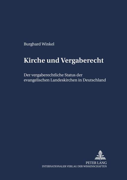 Die Arbeit zeigt das traditionell haushaltsrechtliche Anliegen der Regelungen zur Auftragsvergabe auf. Sie wendet sich der voneinander abweichenden Entwicklung des Vergaberechts in Staat und Kirche zu und begründet vor dem Hintergrund einer Vielzahl ungeklärter Fragen im europarechtlich bestimmten staatlichen Vergaberecht, warum die evangelischen Landeskirchen in Deutschland keine öffentlichen Auftraggeber sind. Für staatlich geförderte kirchliche Aufträge werden die Voraussetzungen und Möglichkeiten untersucht, religionsspezifische Anliegen bei der Auftragsvergabe einzubeziehen.