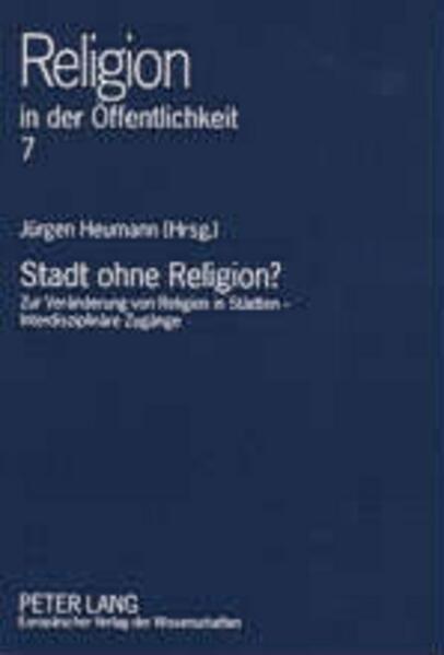 Ist es richtig und angemessen, von der «Dethematisierung» von Religion in Städten zu sprechen? Wie stellt sich Religion in Städten dar, und welche Bedeutung behalten die Kirchen? Die Beantwortung solcher Grundfragen geschieht hier aus der Perspektive unterschiedlicher Disziplinen: Stadtsoziologie, Religionssoziologie, Theologie, Religionspädagogik und Religionswissenschaft. Über den Schwerpunkt einer praktisch-theologischen Stadtkirchenarbeit hinaus werden sowohl außerchristliche Religionen beachtet als auch die Bedeutung von «Religion in der Stadt» für Bildungsprozesse.