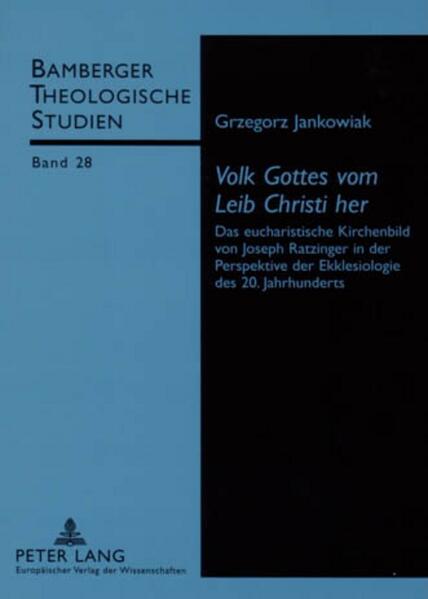 Die Studie befasst sich mit den dominierenden Kirchenbildern des 20. Jahrhunderts und charakterisiert eine konfrontative Zuspitzung der beiden Kirchenleitbilder «Leib Christi» und «Volk Gottes», die auch in der Kirchenkonstitution Lumen Gentium ablesbar ist. Zugleich im Bezug auf das Zweite Vatikanische Konzil werden die Grundlagen einer eucharistischen Ekklesiologie ausgeführt. Die dargestellte ekklesiologische Forschung von Joseph Ratzinger soll die mögliche Integration der beiden Kirchenbegriffe beschreiben. Diese Integration soll aufgrund einer Ekklesiologie geschehen, die auf die Eucharistie zentriert wird.