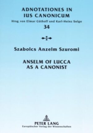 The Collection of Anselm of Lucca (1081-1083), which was named by Cardinal Alphons M. Stickler ‘the best Gregorian work’ comprises papal letters, conciliar canons, patristic material and Roman law texts. The text analysis of twelfth century manuscripts has been improved by the understanding of the origin of this collection’s recensions, which constituted the instruction at the cathedral school. Prof. Manlio Bellomo’s opinion looks upon the traditional idea of the ‘intact literary work’ as an exploded idea with regard to the written works of the university instruction system. This opinion can also be affirmed regarding Anselm’s Collection.