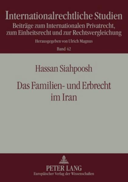 Die Arbeit zeichnet den Gang der iranischen Rechtsentwicklung im letzten Jahrhundert nach und untersucht die Hintergründe des iranischen Familien-Erbrechts zusammen mit Grundzügen der Dogmatik der iranischen Rechtswissenschaft. Sehr detailliert und anschaulich analysiert der Autor dabei insbesondere die Auswirkungen der Eheschließung. In diesem Zusammenhang besitzen vor allem die Ausführungen zur Mahr (Morgengabe) große praktische Relevanz, da deren kollisionsrechtliche Einordnung deutsche Gerichte häufig vor Probleme stellt. Ebenfalls für die Praxis sehr bedeutsam sind die hilfreichen Ausführungen des Autors zum Unterhaltsanspruch während bestehender Ehe.