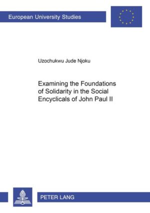 This work elucidates the theological and philosophical backgrounds of the ethics of solidarity in official Catholic social thinking, with a focus on John Paul II’s social encyclicals. His concept of solidarity springs from a complex combination of history, tradition and philosophy. This study not only illustrates these backgrounds, but also the basic hermeneutical conditions for a reappraisal of the concept of solidarity in Christian social ethics and in contemporary debates. While recognising the fluidity, which characterises the articulation of this concept, it underscores an orientation to a particular version of personalism as being central to the pope’s understanding of solidarity. With insights from Liberation theology, other thinkers like Enrique Dussel and Paul Ricœur and the social history of Africa, this work attempts to criticise and enrich the personalist approach of John Paul II with a more structural methodology. It argues for an appropriation of Paul Ricœur’s notion of creative tension between person and social structures for a balanced understanding of solidarity and social change.