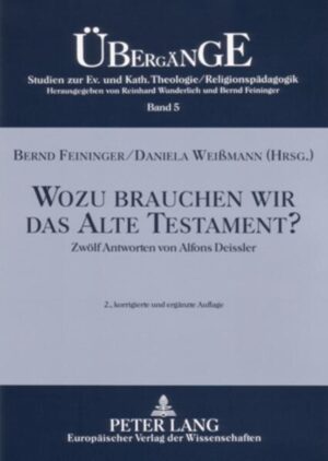 Diese Sammlung von zwölf Aufsätzen des ehemaligen Freiburger Alttestamentlers Alfons Deissler erfüllt eine doppelte Aufgabe: Der Band macht Beiträge des anerkannten Bibelforschers neu zugänglich, die heute wie damals aktuell sind und einen Gesamtblick auf zentrale Themen und die theologische Bedeutung des Alten/Ersten Testamentes für Christen ermöglichen: Schöpfungstheologie, Gottesbild, Gottesvolk und Geistbegabung, Fest und Feier, Mystik und Psalmengebet, Propheten, der Geist des Vaterunsers im alttestamentlichen Glauben, zur Spiritualität des christlichen Nächstendienstes, zum Frauenbild des Alten Testamentes. Ein Arbeits- und Lesebuch, das für Lehrende, Studierende und Bibel-Interessierte wichtige Bereiche der Botschaft des AT zusammenfasst und Anregungen für die eigene biblische Spiritualität bietet. Literaturhinweise geben Vorschläge zur religionspädagogischen Weiterführung und Anwendung für die Praxis. Darüber hinaus erinnert dieser Band an den Jubilar Alfons Deissler, der 2004 seinen 90. Geburtstag feierte. Deshalb enthält er auch biographische Beiträge, die den Menschen und die Wurzeln seines Denkens hinter der Forscherpersönlichkeit vorstellen.