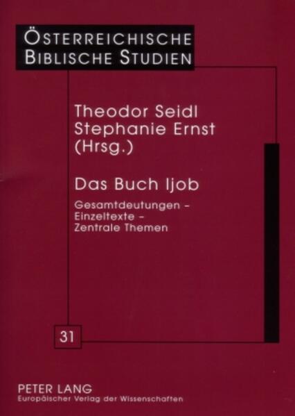 Der Band enthält die überarbeiteten Vorträge, die auf der Jahrestagung der «Arbeitsgemeinschaft der katholischen deutschsprachigen Alttestamentler und Alttestamentlerinnen (AGAT)» im August/September 2005 in Olmütz (Tschechische Republik) zum Buch Ijob gehalten wurden. Die Beiträge behandeln offene Fragen der Gesamtkomposition, bestimmter Einzeltexte und der Theologie des Ijob-Buches und greifen auch auf seine Wirkungsgeschichte in der deutschen Lyrik des 20. Jahrhunderts aus.