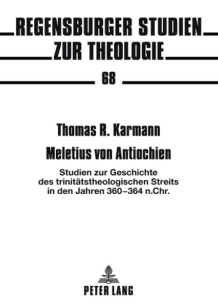 Meletius von Antiochien († 381) war eine der umstrittensten Gestalten des trinitätstheologischen Streits, was v. a. an seinen «zweifelhaften Anfängen» lag. Diese Anfangsphase seines Episkopats in der syrischen Hauptstadt während der Herrschaft Konstantius’ II., Julians und Jovians steht im Mittelpunkt dieser Studie. Anhand der Analyse von Dokumenten aus dieser Zeit wird eine kirchenpolitische und theologische Einordnung des antiochenischen Bischofs unternommen und gleichzeitig der Frage nach den Anfängen des sogenannten Neunizänismus, mit denen Meletius in der Forschung immer wieder verbunden wird, nachgegangen.