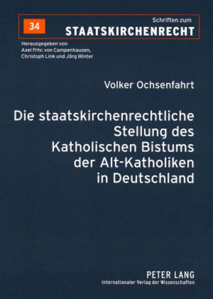 Mit diesem Buch wird die staatskirchenrechtliche Stellung des Alt-Katholizismus erstmals in ihrer Gesamtheit untersucht. Die Alt-Katholiken nehmen eine besondere Stellung ein, weil sie aufgrund ihrer Entstehungsgeschichte und des daraus resultierenden Selbstverständnisses die besonderen staatlichen Angebote für Religionsgemeinschaften und insbesondere die mit dem Körperschaftsstatus verbundenen Möglichkeiten weitgehend ausschöpfen. Dies unterscheidet sie von den meisten kleinen Religionsgemeinschaften. Der Alt-Katholizismus erlaubt daher einen Blick auf die Belastbarkeit des staatskirchenrechtlichen Systems und gibt damit letztlich Aufschluss über dessen Legitimität im Licht der freiheitlichen Haltung des Grundgesetzes.