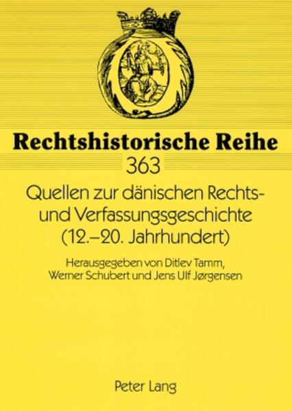 Dänemark ist seit jeher mit Deutschland eng verbunden. «Die Zivilisation kam vom Süden», schreiben die Herausgeber in ihrer Einleitung, in der sie einen präzisen Überblick über die Entstehung des Rechtssystems und der Verfassung in Dänemark geben. Traditionell war das Land die Brücke zwischen Mitteleuropa und dem Norden. In diesem Band werden erstmals die wichtigsten Quellen der dänischen Rechts- und Verfassungsgeschichte in deutscher Sprache veröffentlicht, beginnend mit dem Schonischen Kirchenrecht von 1171, dem Jütischen Gesetz von 1241 und den Stadtrechten von Ripen und Kopenhagen (13. Jahrhundert). Für das 16. und 17. Jahrhundert werden Quellen zur Verfassungs-, Kirchen- und Strafrechtsgeschichte wiedergegeben. Für die Zeit des Absolutismus sind die Lex Regia von 1665 und weitere Strafgesetze kennzeichnend. Es folgen Quellen zum Naturrecht und zur Bauernbefreiung sowie ein Text von Ørsted, dem Begründer der dänischen Rechtswissenschaft, zum bayerischen Strafgesetzbuch von 1813. Die Beiträge zum 19. und 20. Jahrhundert sind gekennzeichnet durch zahlreiche Gesetze über das Familien- und Erbrecht sowie durch neue Strafgesetze.