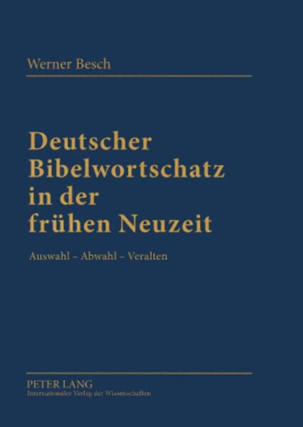 Welchen Anteil hatte das Bibeldeutsch an der Entstehung und Ausbildung der neuhochdeutschen Schriftsprache? Die in diesem Buch zusammengestellten 16 Beiträge aus den Jahren 1990 bis 2007 gehen mit materialreichen Untersuchungen dieser Frage nach. Als Grundlage dienen die Übersetzungen von Luther, Zwingli (Zürcher Bibel) und Piscator (Herborner Bibelwerk) samt Nachdrucken bis 1710. Wie sich zeigt, waren wohl Orthographie und Flexion leichter in Übereinstimmung zu bringen als der Wortschatz. Hier zog sich der Prozeß von Auswahl und Abwahl zum Teil bis in das 18. Jahrhundert hin, oder blieb gar bei Doppelformen bis heute stehen.