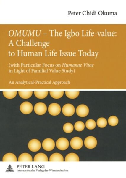 In 1998 a group of scholars with Catholic, Anglican and Jewish background gathered at a symposium to review Humanae vitae 30 years after its publication. On the 40-year anniversary of Humanae vitae in 2008, the issues raised in that controversial encyclical letter still border and affect humans especially in the light of modern scientific and biotechnological development. This book is a contribution to that debate in the sense of being unbiased and from an African perspective meant to balance the «sense and insensibilities» from both polarities of the world. It is an X-ray through a hermeneutical-anthropological «Weltanschauung» (worldview) of the Igbo of Southeastern Nigeria.