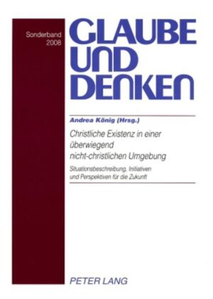 Dieser Sonderband der Reihe Glaube und Denken beinhaltet die Vorträge von 26 Theologen und Theologinnen aus 10 verschiedenen Ländern überwiegend aus dem asiatischen Raum, die sich zu einer einwöchigen International Summer School an der Universität Regensburg und dem Missionskolleg in Neuendettelsau versammelten, um darüber nachzudenken, wie sich christliche Existenz unter neuen Bedingungen gestaltet. Eine zu beobachtende Zunahme an nationalistischen und fundamentalistischen Strömungen in vielen asiatischen Ländern, wo die Christen weitgehend Minderheiten darstellen, aber auch Entwicklungen in Deutschland, wie Säkularisierung und Migrantenbewegung anderer Religionen, zeigen die Dringlichkeit der Auseinandersetzung mit dieser Thematik. Die Beiträge in dem Band gehen der Frage in ganz unterschiedlicher Weise nach und reflektieren dabei Themengebiete wie Säkularisation, Bildung, Mission und Ökumene. Der Teilnehmer- und Autorenkreis setzt sich überwiegend aus Schülern und Schülerinnen des Regensburger Systematikers Hans Schwarz zusammen, dessen Arbeitsgebiete sich in den einzelnen Themengebieten widerspiegeln. This special volume of the series Glaube und Denken contains papers presented at the University of Regensburg and in Neuendettelsau at the Mission Department of the Lutheran Church in Bavaria by 26 theologians from ten different countries predominantly from the Asian region. We can observe an increase of nationalistic and fundamentalistic currents in many Asian countries in which Christians are largely a minority. Furthermore developments in Germany, such as secularization and the increase of other religions through the influx of migrants, show the urgency to reflect on this new situation. The papers assembled in this volume treat topics such as secularization, education, mission, and ecumenics.