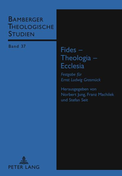 Diese Festgabe von Kollegen, Schülern und Freunden zum 75. Geburtstag von Ernst Ludwig Grasmück, dem früheren Inhaber des Lehrstuhls für Kirchengeschichte und Patrologie an der Fakultät Katholische Theologie der Otto-Friedrich-Universität Bamberg, umfasst Beiträge, die zeitlich von möglichen Vorformen des biblischen Monotheismus bis zu modernen verfassungsrechtlichen Fragen der römisch-katholischen Kirche reichen. Thematische Schwerpunkte bilden die Ausbildung einer christlichen Theologie in der Spätantike, das Verhältnis zwischen Philosophie und Theologie, Reformbestrebungen monastischer Orden, kirchengeschichtliche Ereignisse von der Reformation bis in das 20. Jahrhundert sowie das spannungsvolle Verhältnis von Kirchenleitung und Laien in Vergangenheit und Gegenwart.