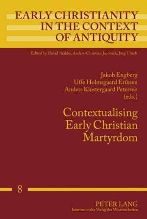 This collection of essays examines Christian martyrdom by locating it in different historical, cultural and social contexts. Chronologically, the book analyses traditions predating the Christian martyr literature and ideology proper, and studies an example of how this ideology was transformed in the post-Constantinian era. Within this chronological span the following contextual themes are discussed: the arena and the values represented by gladiatorial combat and executions