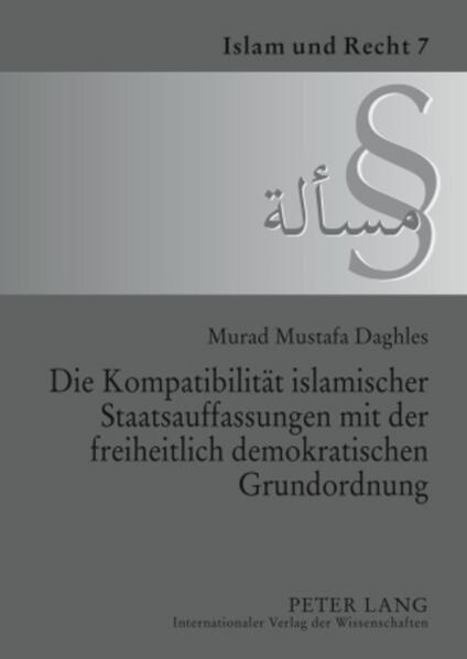 Die Frage der Vereinbarkeit des Islam und der Demokratie wird in jüngster Zeit vermehrt gestellt und äußerst kontrovers diskutiert. In dieser Diskussion wird von vielen nichtmuslimischen wie auch muslimischen Autoren entweder eine uneingeschränkte Unvereinbarkeit von Islam und Demokratie vertreten oder von der uneingeschränkten Vereinbarkeit ausgegangen. Wie ist das Verhältnis von Islam und Demokratie tatsächlich? Im Rahmen der Arbeit wird untersucht, ob die Staatsauffassungen von ausgewählten muslimischen Autoren mit dem maßgeblichen Prinzip der Demokratie des Grundgesetzes-der freiheitlich demokratischen Grundordnung-vereinbar sind. Zum Verständnis der Rechtsquellen des Islam wird einleitend ein umfassender Überblick über das islamische Recht gegeben.