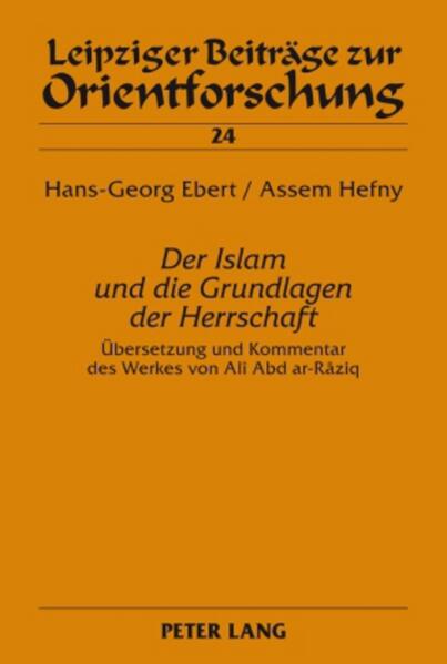 Alî Abd ar-Râziqs Werk Der Islam und die Grundlagen der Herrschaft gehört zu den Schriften muslimischer Autoren des frühen 20. Jahrhunderts, die den Diskurs um das Verhältnis von Staat und Politik im Islam wesentlich mitgeprägt haben. Der Verfasser, selbst Azhar-Gelehrter und Richter am Islamischen Gericht von al-Mansûra (Ägypten), begründet aus der islamischen Tradition heraus die politische Verankerung des Kalifats und der Kalifen. Das Kalifat verliert damit seinen religiösen Schein und wird zur einfachen Herrschaftsform. Diese Theorie wirkte zunächst schockierend auf viele Muslime und auf die Mehrheit der islamischen Rechts- und Religionsgelehrten. Alî Abd ar-Râziq verlor alle Ämter, sein Buch wurde auf den Index gesetzt. Auch in den aktuellen Auseinandersetzungen innerhalb und außerhalb der islamischen Welt um Demokratie und Menschenrechte vermittelt das Werk bis heute interessante Ansatzpunkte.