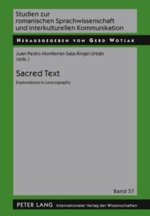 This book, which gathers seventeen contributions, investigates some lexical and textual aspects in the ‘sacred texts’-like the Bible in its several textual traditions, and the Qur’ān -, particulary those elements that serve to provide the textual structure with a lexical-semantic framework. These contributions have been focused on several linguistic aspects: etymologies, loanwords, the symbolic or figurative values of the terms used in the text, the syntagmatic potential of the words, and the literary reflection of the terms like the basic reading of the text and its subsequent comprehension.