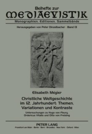 Die in diesem Buch zusammengefassten Untersuchungen vereint eine Grundfrage, nämlich die nach der christlichen Geschichtssicht des lateinischen Mittelalters. Gesucht wurde aber, statt nach einem paradigmatischen Grundmodell, nach den spezifischen Annäherungsweisen einzelner Autoren: statt nach feststehenden Gemeinsamkeiten, nach Unterschieden, Spannungen und Veränderungen. Die drei betrachteten Autoren zeigen ihre Eigenheit nicht nur in der Behandlung einzelner Themen (wie: das Fegefeuer, das Individuum, die Fortuna, die Zisterzienser, die antike Mythologie, Karl der Große, die nachbiblischen Juden), sondern auch und vor allem in der Darstellung und Wertung der damaligen historiographischen Zentralgegenstände, der biblischen und der römischen Geschichte, und in ihrer sinnhaften Verbindung mit der Gegenwart.