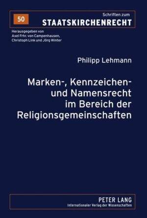 Religionsgemeinschaften, vor allem die großen Kirchen, verfügen auch mit Blick auf all ihre Werke und Einrichtungen über eine enorme Anzahl von Namen, Symbolen und sonstigen Zeichen. Immer öfter werden diese Zeichen jedoch von unbefugten Dritten missbraucht oder gar okkupiert und den Religionsgemeinschaften somit streitig gemacht. Vor dem Hintergrund dieser neuen Herausforderungen geht der Autor in einer umfassenden Darstellung auf die entsprechenden Fragen des Marken-, Kennzeichen- und Namensrechts ein. Anhand von über 200 Fallbeispielen stellt er den konkreten Bezug zur Praxis her und zeigt den Religionsgemeinschaften Möglichkeiten auf, ihre mitunter seit 2000 Jahren aufgebauten Namen, Symbole und sonstigen Zeichen wirksam zu verteidigen.