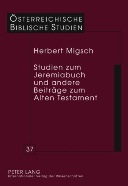 Dieses Buch vereint 27 Aufsätze, die sich vorwiegend mit dem Jeremiabuch beschäftigen. Behandelt wird in einer ersten Artikelgruppe Jeremia 35. Es folgen Beiträge zu frühneuzeitlich niederländischen und zu einer jiddischen Jeremiaübersetzung. Zwei weitere Aufsatzblöcke erörtern grammatische Fragen. Den Abschluss bilden Untersuchungen zur hebräischen Bibel von Huldreich Zwingli und der Biblia Rabbinica aus dem Besitz von György Maróthi.