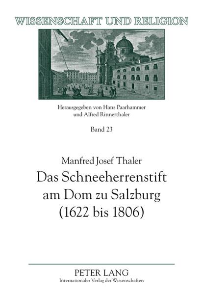 Das Schneeherrenstift am Salzburger Dom erwuchs dem Bemühen Erzbischof Paris Graf Lodrons, der Salzburger Diözesankurie einen Stab qualifizierter Mitarbeiter für die Umsetzung der nachtridentinischen Kirchenreform zur Verfügung zu stellen. Durch knapp zwei Jahrhunderte, von 1622 bis 1806, stellten die Schneeherren den wesentlichen Kern des Konsistoriums. Darüber hinaus leisteten sie durch das Innehaben weiterer diözesaner Schlüsselämter einen bedeutenden Beitrag zur Erneuerung von Kirche und Klerus in der Erzdiözese Salzburg. In den Wirren der Säkularisation büßte das Schneeherrenstift mit dem Ende des Jahres 1806 seine Existenz ein. Die Biographien seiner 157 Mitglieder bieten Einblicke in die unterschiedlichsten geistlichen Karrieren jener Zeit.