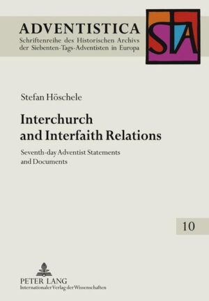 This book contains the first comprehensive collection of Seventh-day Adventist texts and statements on interchurch and interfaith relations. With more than 16 million baptized members and about 30 million adherents in total today, this church is a significant global Christian movement. However, Adventist interchurch relations have been characterized by some degree of ambivalence