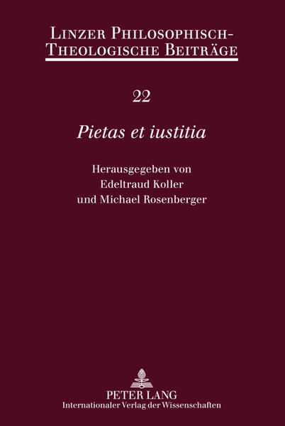 Pietas et iustitia-Spiritualität und Gerechtigkeit-sind untrennbar miteinander verbunden: Spiritualität ist der Nährboden und die Kraftquelle gerechten Handelns und sozialen Engagements. Sie verleiht eine tiefe Motivation, gibt wie ein Kompass klare Orientierung und bleibt doch allezeit wachsam und kritisch gegenüber dem Mainstream der gesellschaftlichen Meinung. Das Mühen um Gerechtigkeit ist seinerseits die individuelle Ausformung der pietas, ihre Verkörperung und Umsetzung in ethisches Handeln, das dann auch Strukturen der Ungerechtigkeit zu verändern sucht. Das Buch ist eine Festschrift für Ferdinand Reisinger zur Vollendung seines 65. Lebensjahres und zu seiner Emeritierung als Professor für Gesellschaftslehre und Pastoralsoziologie an der Katholisch-Theologischen Privatuniversität Linz.