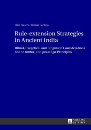 This study focuses on the devices implemented in Classical Indian texts on ritual and language in order to develop a structure of rules in an economic and systematic way. These devices presuppose a spatial approach to ritual and language, one which deals for instance with absences as substitutions within a pre-existing grid, and not as temporal disappearances. In this way, the study reveals a key feature of some among the most influential schools of Indian thought. The sources are Kalpasūtra, Vyākaraṇa and Mīmāṃsā, three textual traditions which developed alongside each other, sharing-as the volume shows-common presuppositions and methodologies. The book will be of interest for Sanskritists, scholars of ritual exegesis and of the history of linguistics.