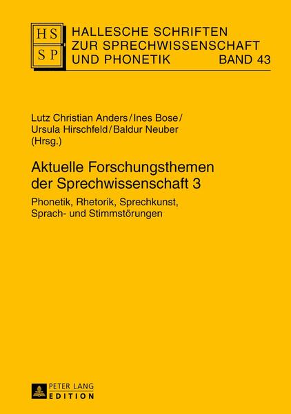 Aktuelle Forschungsthemen der Sprechwissenschaft 3 | Bundesamt für magische Wesen