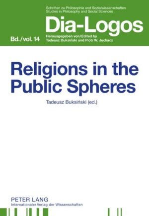 The book contains articles of philosophers, theologians, and sociologists from 20 countries in Europe, America, Africa, and Asia. They describe the status of religions in different cultures and states and formulate the norms and conditions of the presence of religion in public spheres from different perspectives. There has been religious revival and a worldwide process of subjectivization and immanentization of the traditional institutional religions. This book raises questions that are particularly significant to the present-day social, cultural and political practice in a global dimension. It is intended as a companion volume for all those who combine their academic research with wider interests in the promotion of freedom and tolerance.