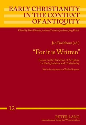 This volume is a collection of articles dealing with the function of scripture in Early Judaism and Christianity. It is a result of the cooperation between the Center for the Study of Antiquity and Christianity (C-SAC) at the University of Aarhus and international scholars. Special attention is paid to the interplay between scripture and liturgy and creed in Early Christianity.